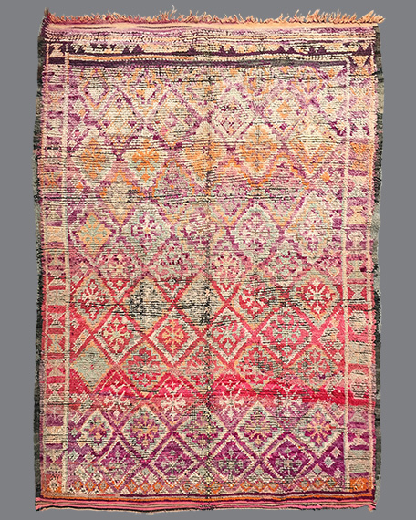 Vintage Moroccan Beni M'Guild Carpet BG48