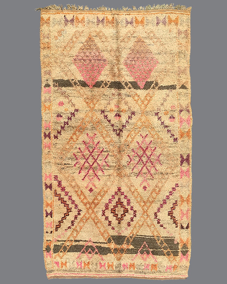 Vintage Moroccan Beni M'Guild Carpet BG56