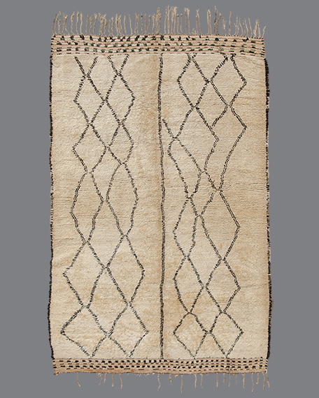 Vintage Moroccan Beni Ouarain Carpet BO_104