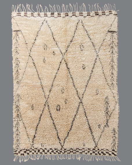Vintage Moroccan Beni Ouarain Carpet BO_108