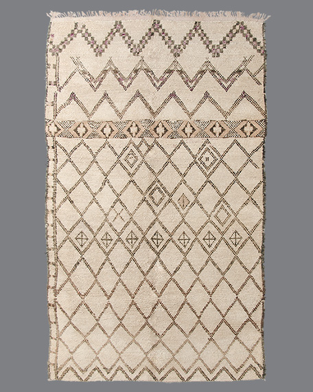 Vintage Moroccan Beni Ouarain Carpet BO_118