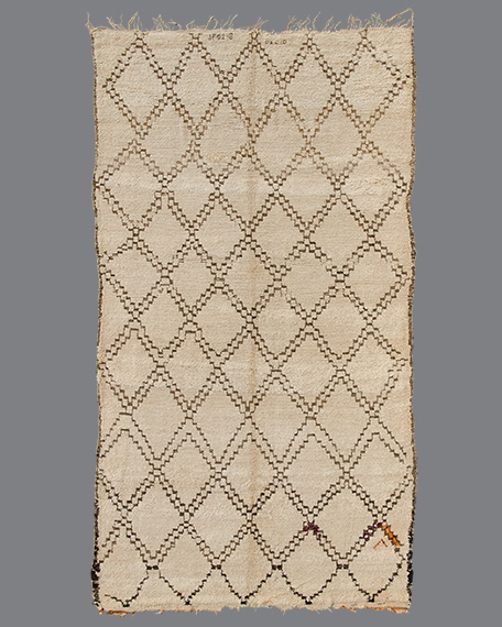 Vintage Moroccan Beni Ouarain Carpet BO_124