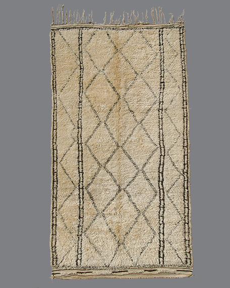 Vintage Moroccan Beni Ouarain Carpet BO_127