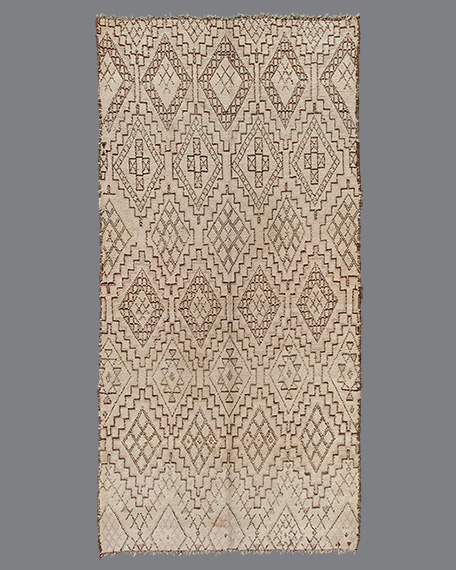 Vintage Moroccan Beni Ouarain Carpet BO_129