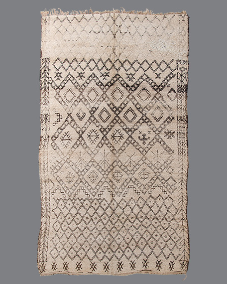 Vintage Moroccan Beni Ouarain Carpet BO_134