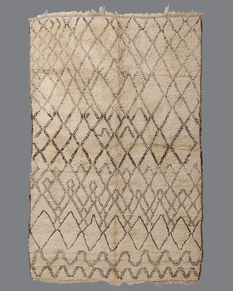 Vintage Moroccan Beni Ouarain Carpet BO_137