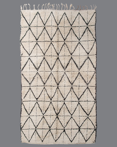 Vintage Moroccan Beni Ouarain Carpet BO_143