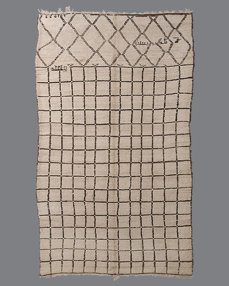 Vintage Moroccan Beni Ouarain Carpet BO_145