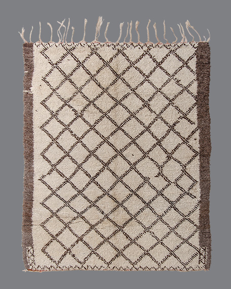 Vintage Moroccan Beni Ouarain Carpet BO_146