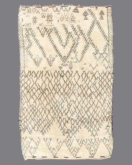 Vintage Moroccan Beni Ouarain Carpet BO_156