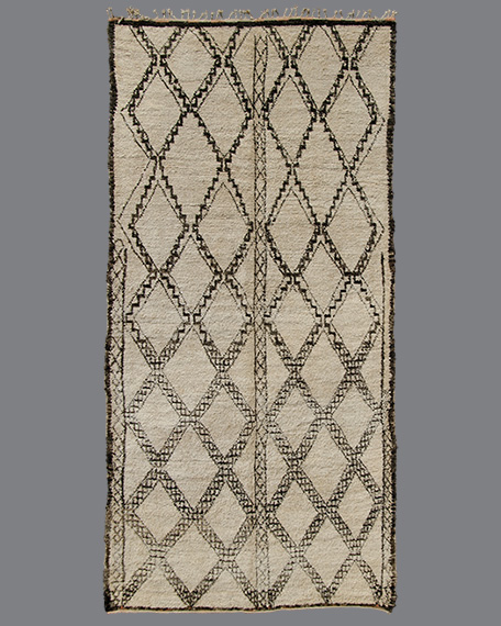 Vintage Moroccan Beni Ouarain Carpet BO60
