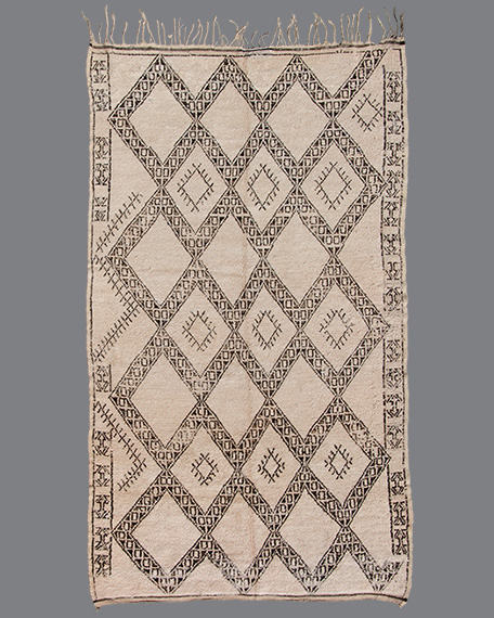 Vintage Moroccan Beni Ouarain Carpet BO64