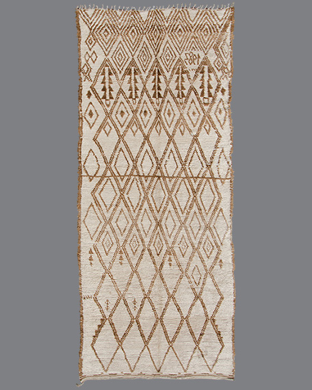 Vintage Moroccan Beni Ouarain Carpet BO67