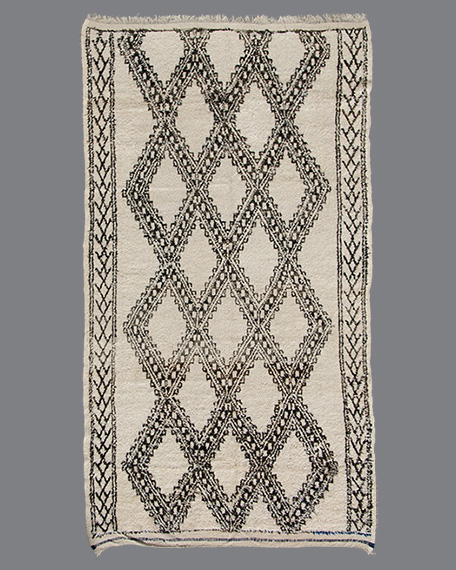 Vintage Moroccan Beni Ouarain Carpet BO73