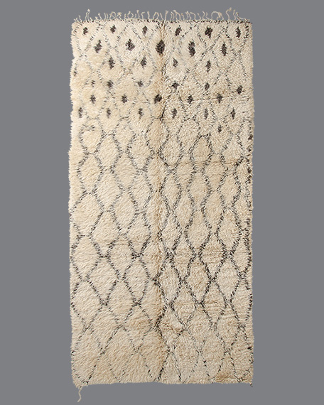 Vintage Moroccan Beni Ouarain Carpet BO77