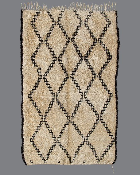 Vintage Moroccan Beni Ouarain Carpet BO78