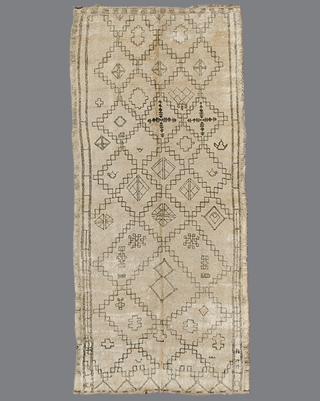Vintage Moroccan Beni Ouarain Carpet BO79