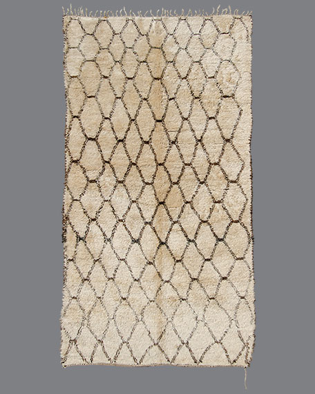 Vintage Moroccan Beni Ouarain Carpet BO89