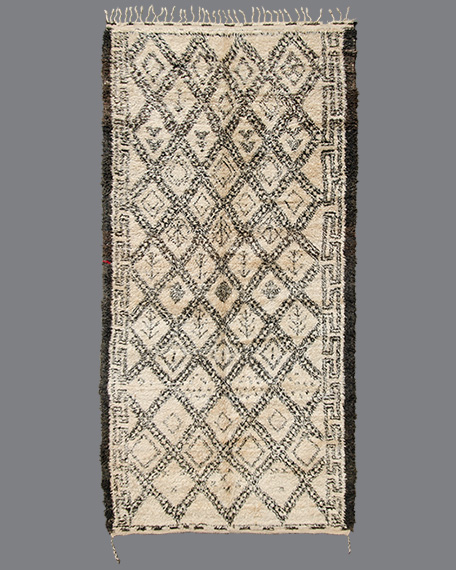 Vintage Moroccan Beni Ouarain Carpet BO96