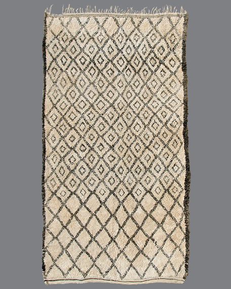 Vintage Moroccan Beni Ouarain Carpet BO97