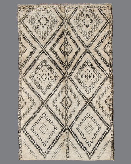 Vintage Moroccan Beni Ouarain Carpet BO98
