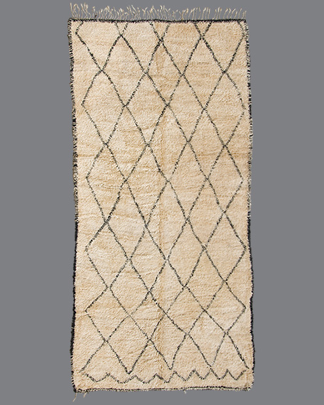 Vintage Moroccan Beni Ouarain Carpet BO32