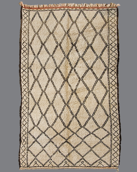 Vintage Moroccan Beni Ouarain Carpet BO37