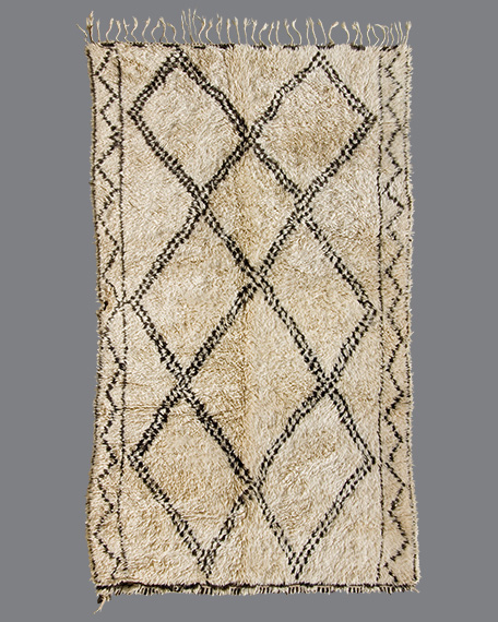 Vintage Moroccan Beni Ouarain Carpet BO38
