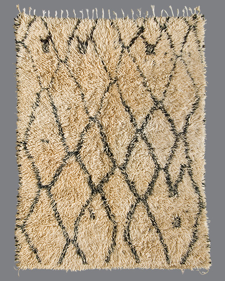 Vintage Moroccan Beni Ouarain Carpet BO43