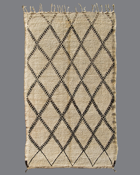 Vintage Moroccan Beni Ouarain Carpet BO49