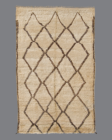 Vintage Moroccan Beni Ouarain Carpet BO50