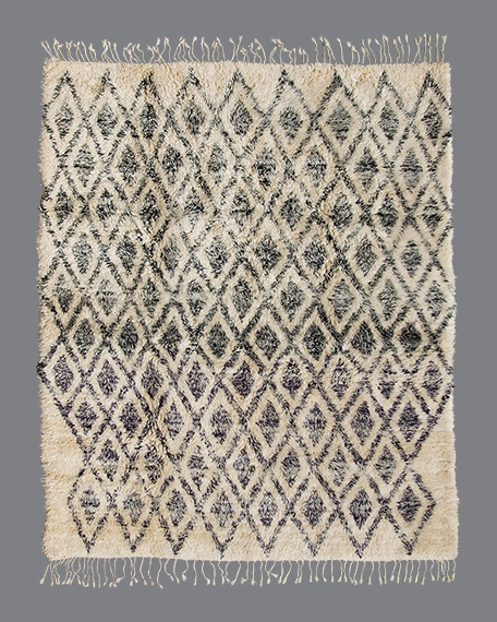 Vintage Moroccan Beni Ouarain Carpet BO51