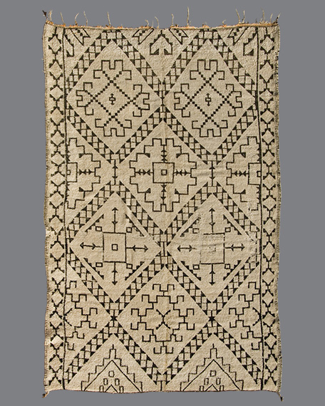Vintage Moroccan Beni Ouarain Carpet BO52