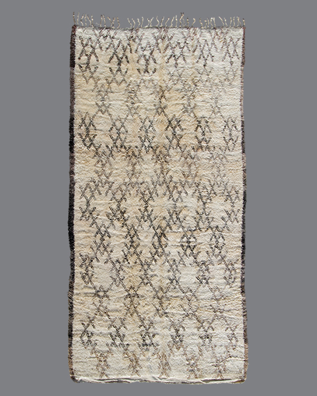 Vintage Moroccan Beni Ouarain Carpet BO56