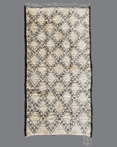 Vintage Moroccan Beni Ouarain Carpet BO57