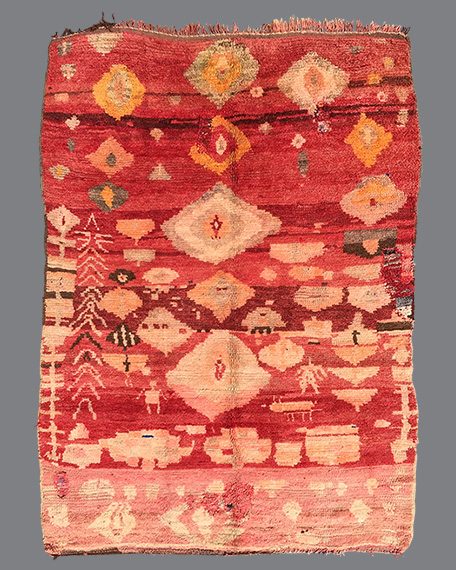 Vintage Moroccan Boujad Carpet BJ36