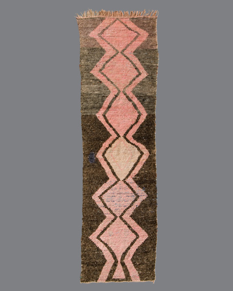 Vintage Moroccan Boucherouite Carpet BU05