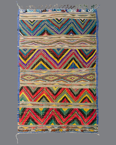Vintage Moroccan Hassira Carpet HS03