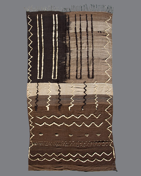 Vintage Moroccan Oujda Carpet OU02