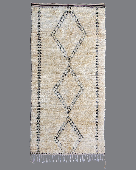 Vintage Moroccan Beni Ouarain Carpet BO04