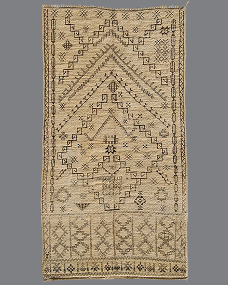 Vintage Moroccan Zemmour Carpet ZM01