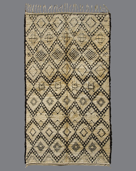 Vintage Moroccan Beni Ouarain Carpet BO09
