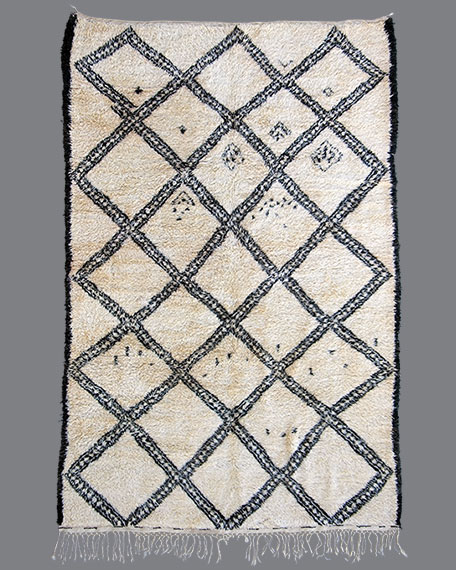Vintage Moroccan Beni Ouarain Carpet BO01