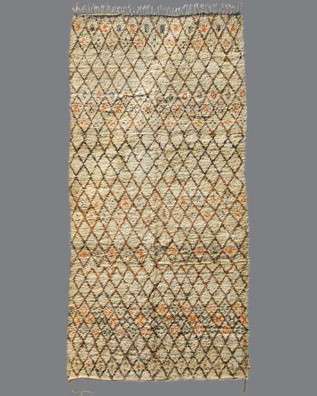Vintage Moroccan Beni Ouarain Carpet BO07