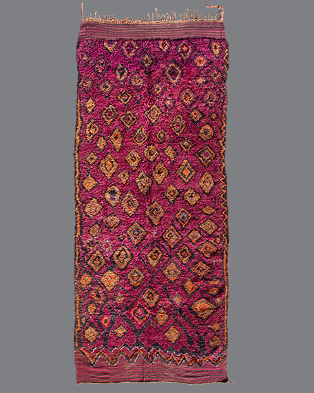 Vintage Moroccan Aït Bou Ichaouen Carpet TS02