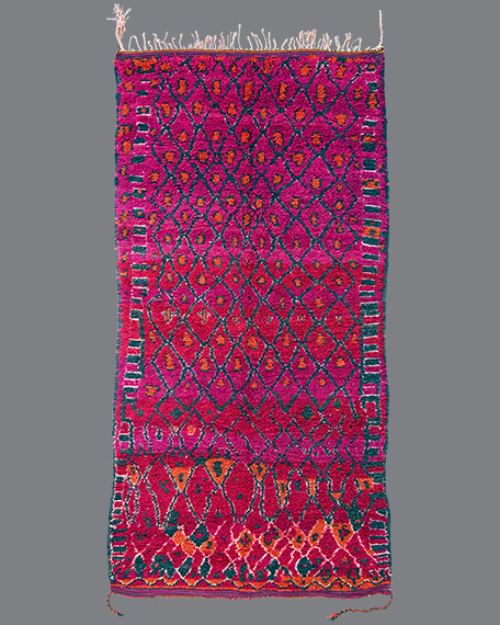 Vintage Moroccan Aït Bou Ichaouen Carpet TS01