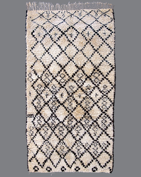 Vintage Moroccan Beni Ouarain Carpet BO02