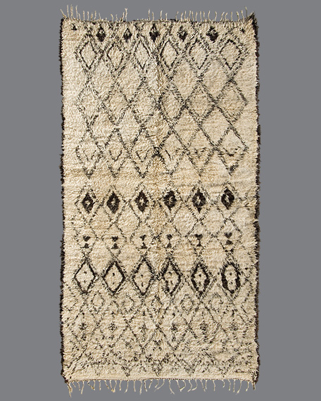 Vintage Moroccan Beni Ouarain Carpet BO14