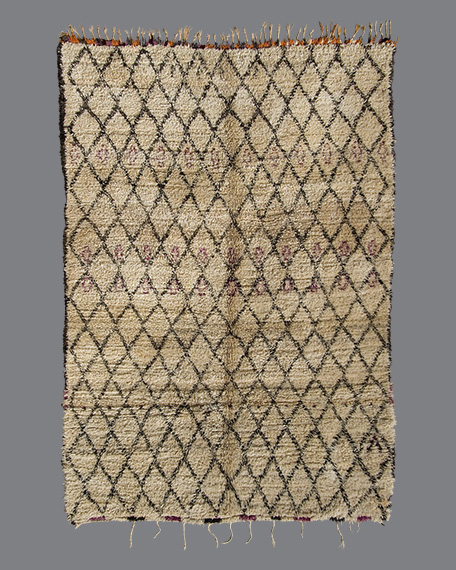 Vintage Moroccan Beni Ouarain Carpet BO21