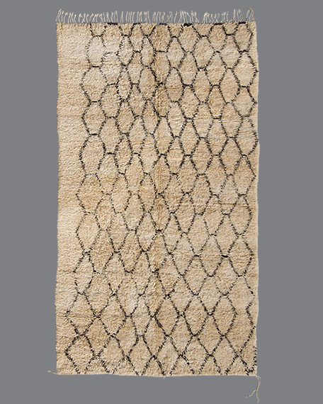 Vintage Moroccan Beni Ouarain Carpet BO18